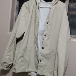 Tan windbreaker